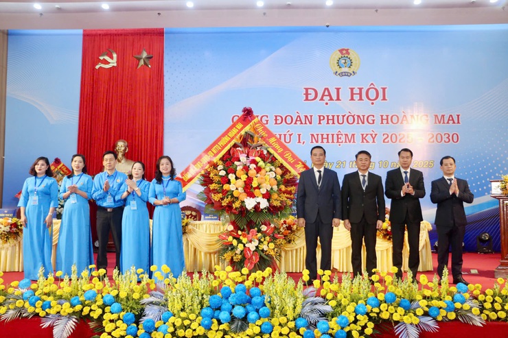 Đại hội Công đoàn phường Hoàng Mai lần thứ I, nhiệm kỳ 2025-2030- Ảnh 2.