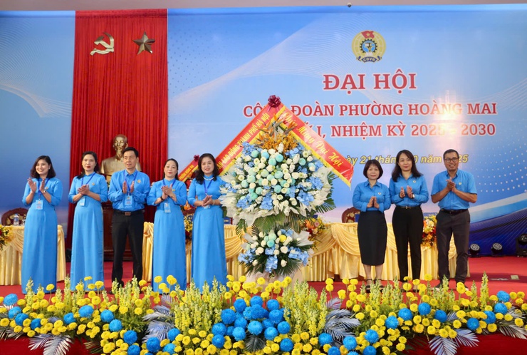 Đại hội Công đoàn phường Hoàng Mai lần thứ I, nhiệm kỳ 2025-2030- Ảnh 1.