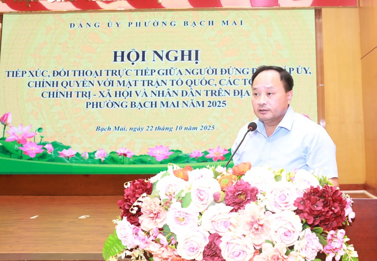 Phường Bạch Mai: Đối thoại, nắm bắt các vấn đề dân sinh bức xúc- Ảnh 7.