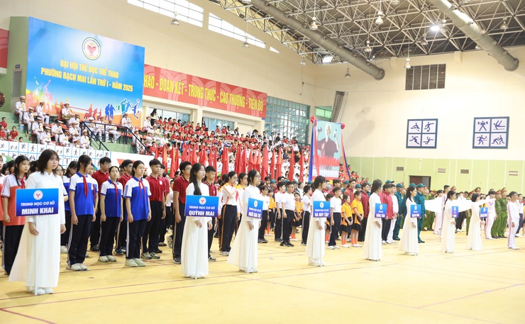 Khai mạc Đại hội Thể dục thể thao phường Bạch Mai lần thứ I, năm 2025- Ảnh 2.
