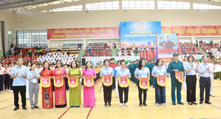 Khai mạc Đại hội Thể dục thể thao phường Bạch Mai lần thứ I, năm 2025- Ảnh 10.