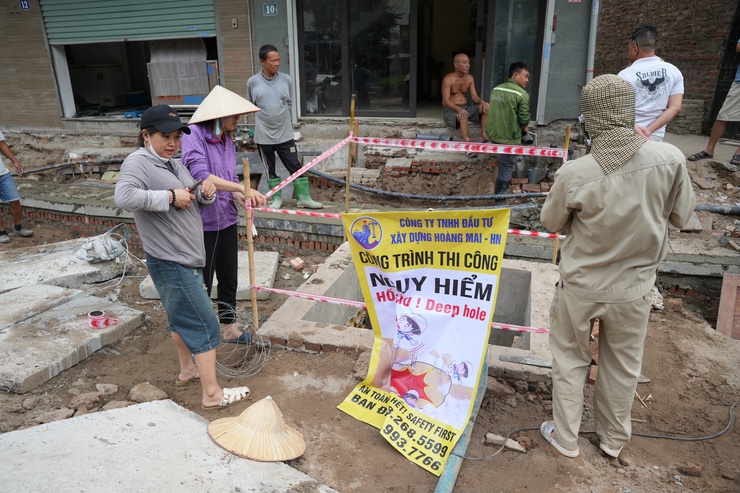 Thi công hạng mục then chốt Dự án đường Vành đai 2,5 đoạn Đầm Hồng- Ảnh 6.