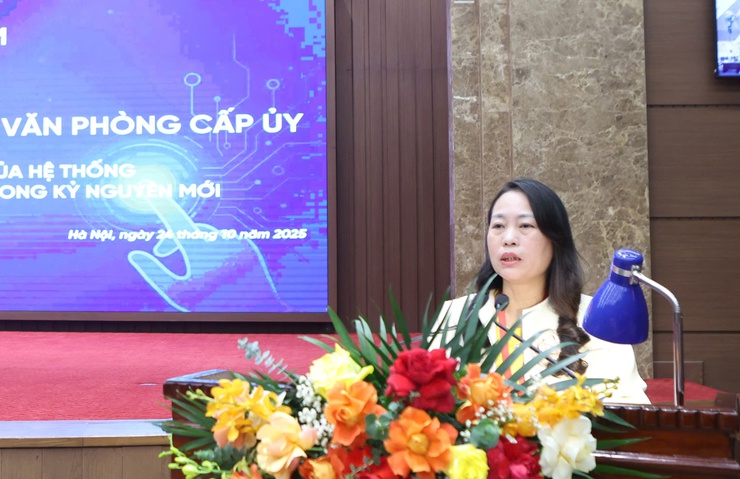 Cán bộ văn phòng cấp ủy phải có Tư duy số, thích ứng nhanh với giai đoạn mới- Ảnh 2.