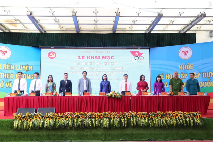 Phường Dương Nội: Lan tỏa tinh thần rèn luyện thể thao theo gương Bác Hồ vĩ đại- Ảnh 1.