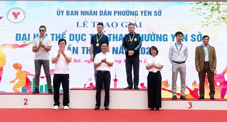 Phường Yên Sở: Khai mạc Đại hội Thể dục thể thao lần thứ I năm 2025- Ảnh 4.