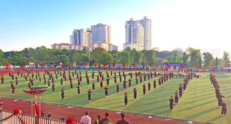 Hơn 2000 vận động viên tham dự Khai mạc Đại hội Thể dục thể thao phường Hoàng Liệt- Ảnh 2.