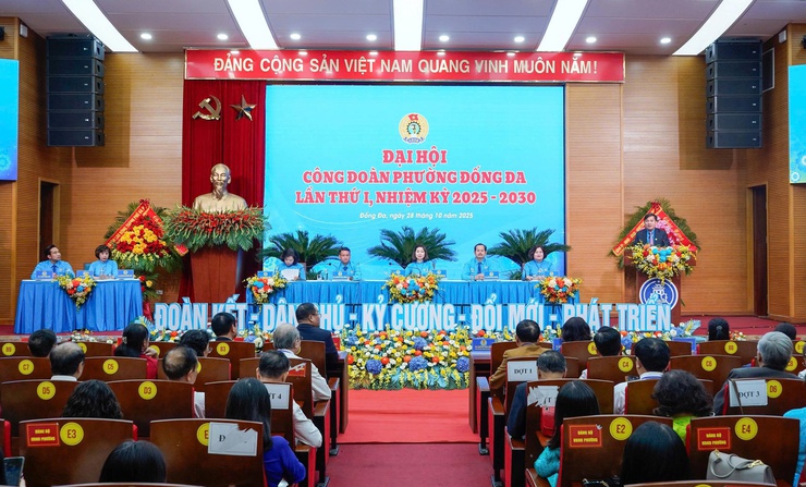 Tổ chức thành công Đại hội Công đoàn phường Đống Đa lần thứ I- Ảnh 1.