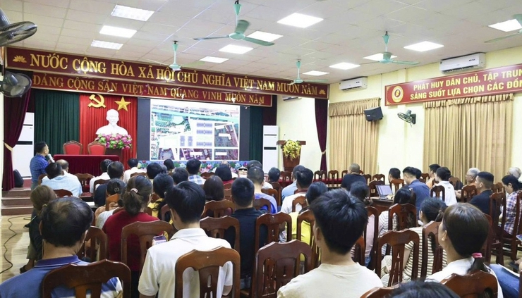 Thường Tín: Lấy ý kiến nhân dân về quy hoạch khu tái định cư Nhị Khê- Ảnh 1.