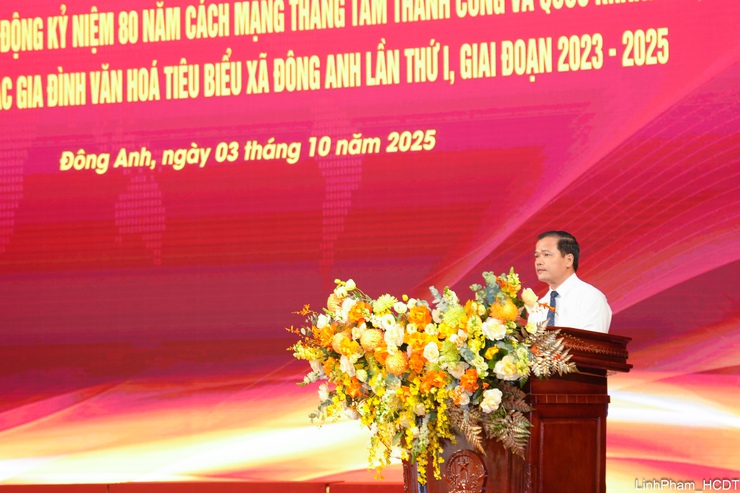 Xã Đông Anh tuyên dương nhiều điển hình tiên tiến giai đoạn 2020 - 2025- Ảnh 4.