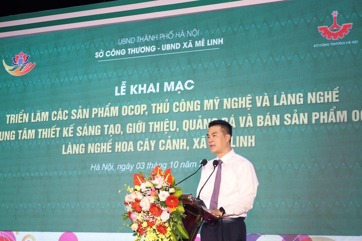 Khai mạc Triển lãm quảng bá, giao thương kết nối các sản phẩm OCOP, thủ công mỹ nghệ- Ảnh 1.