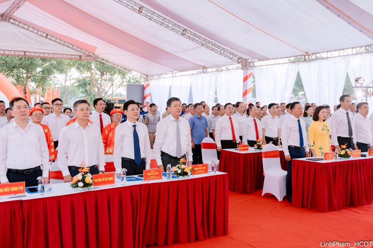 Hà Nội khởi công dự án gần 1.000 tỷ phục vụ tiêu thoát nước khu vực Long Biên- Ảnh 1.