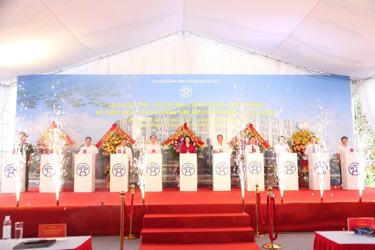 Khởi công xây dựng cơ sở 2 - Bệnh viện Thận Hà Nội- Ảnh 1.