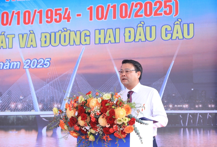 Khởi công Dự án đầu tư xây dựng cầu Thượng Cát và đường hai đầu cầu- Ảnh 2.