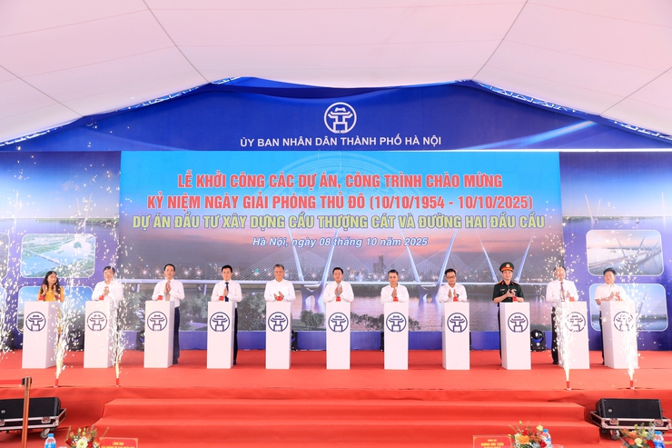 Khởi công Dự án đầu tư xây dựng cầu Thượng Cát và đường hai đầu cầu- Ảnh 4.