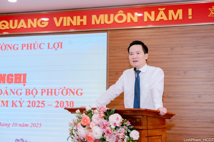 Đảng bộ phường Phúc Lợi: Phát huy trí tuệ, quyết tâm hoàn thành toàn diện nhiệm vụ năm 2025- Ảnh 8.