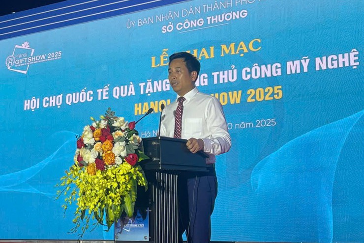Khai mạc Hội chợ quốc tế Quà tặng hàng thủ công mỹ nghệ Hà Nội 2025- Ảnh 5.