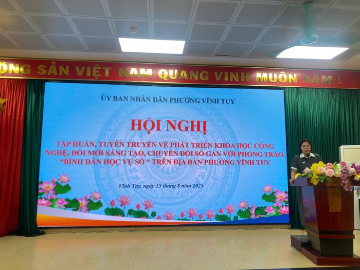 Phường Vĩnh Tuy - một nền hành chính thực sự  “gần dân, vì dân”- Ảnh 3.
