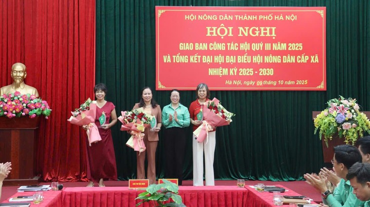 Đại hội đại biểu Hội Nông dân các xã, phường thành phố Hà Nội thành công tốt đẹp- Ảnh 8.