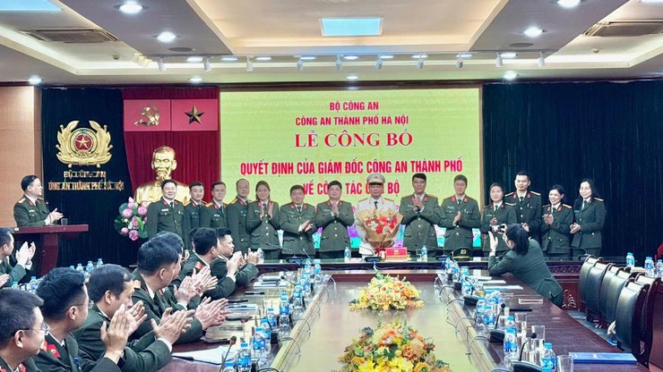 Thượng tá Nguyễn Hồng Sơn được bổ nhiệm làm Phó Chánh thanh tra Công an thành phố Hà Nội- Ảnh 3.