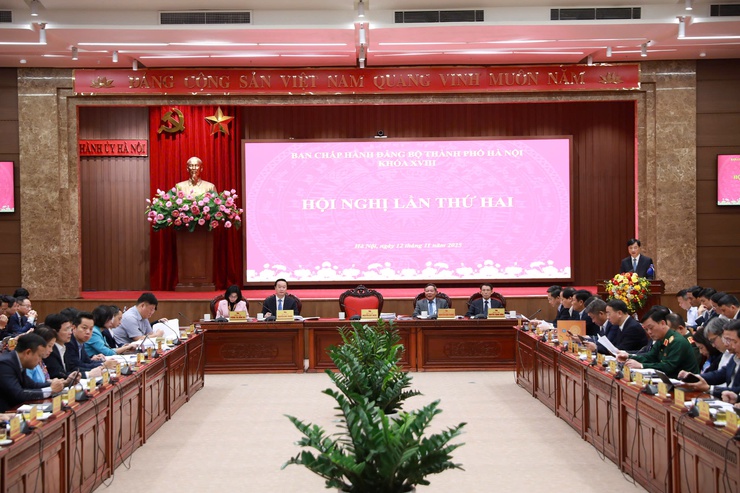 Khai mạc Hội nghị lần thứ Hai, Ban Chấp hành Đảng bộ Thành phố khóa XVIII- Ảnh 1.