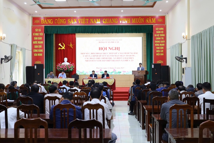 Xã Phú Cát: Đối thoại trực tiếp để tăng cường đồng thuận, nâng cao hiệu quả quản lý đất đai và trật tự xây dựng- Ảnh 1.