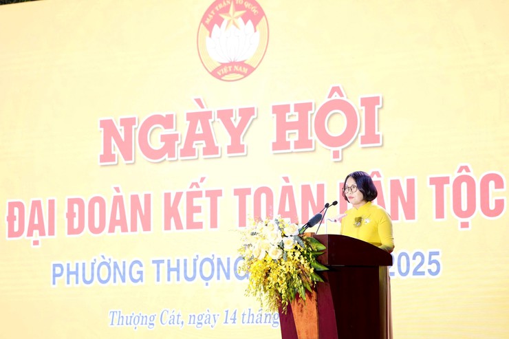 Tổng Bí thư Tô Lâm dự Ngày hội đại đoàn kết dân tộc với Nhân dân phường Thượng Cát- Ảnh 1.