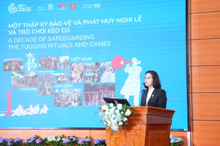 Hà Nội đưa di sản Nghi lễ và trò chơi Kéo co tiếp tục lan tỏa mạnh mẽ trong đời sống đương đại- Ảnh 2.