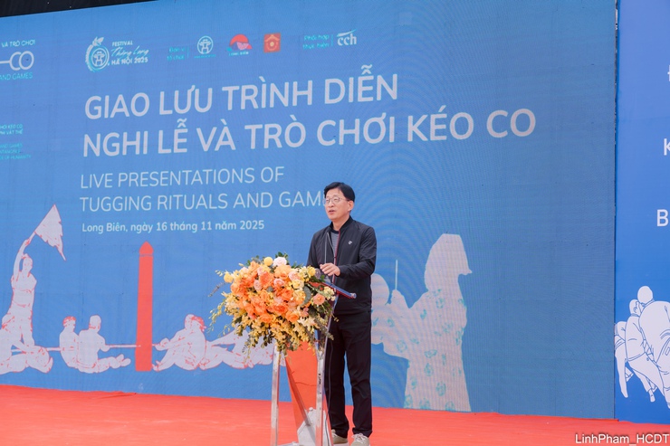 Giao lưu trình diễn Nghi lễ và trò chơi Kéo co - Di sản văn hóa phi vật thể đại diện của nhân loại- Ảnh 12.