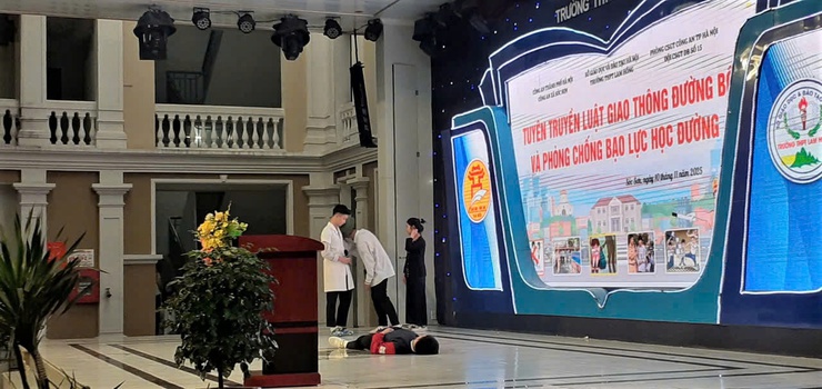 CÔNG AN XÃ SÓC SƠN TUYÊN TRUYỀN LUẬT AN TOÀN GIAO THÔNG VÀ PHÒNG CHỐNG BẠO LỰC HỌC ĐƯỜNG- Ảnh 2.