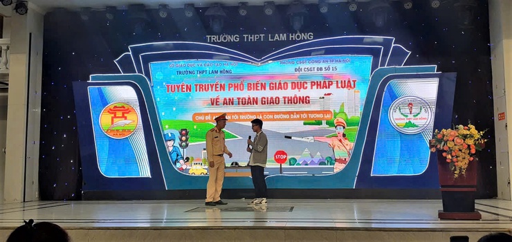 CÔNG AN XÃ SÓC SƠN TUYÊN TRUYỀN LUẬT AN TOÀN GIAO THÔNG VÀ PHÒNG CHỐNG BẠO LỰC HỌC ĐƯỜNG- Ảnh 1.