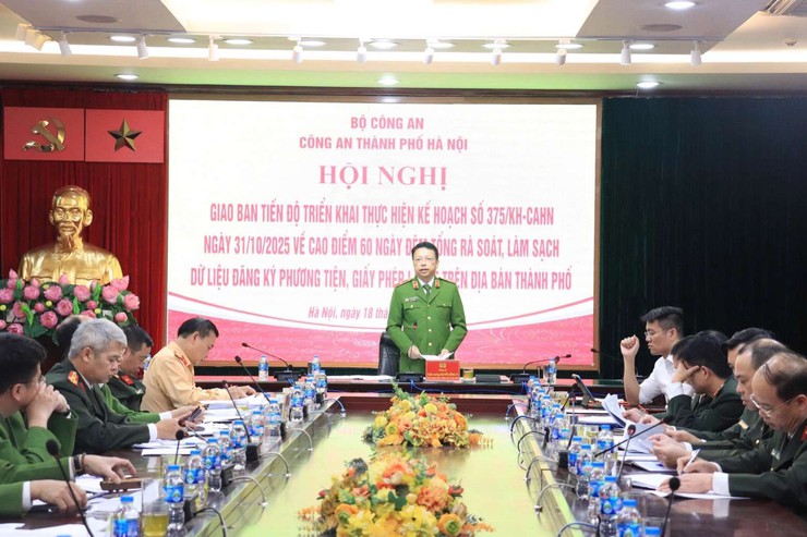 Đẩy nhanh tiến độ làm sạch Cơ sở dữ liệu đăng ký phương tiện trên địa bàn Thành phố- Ảnh 4.