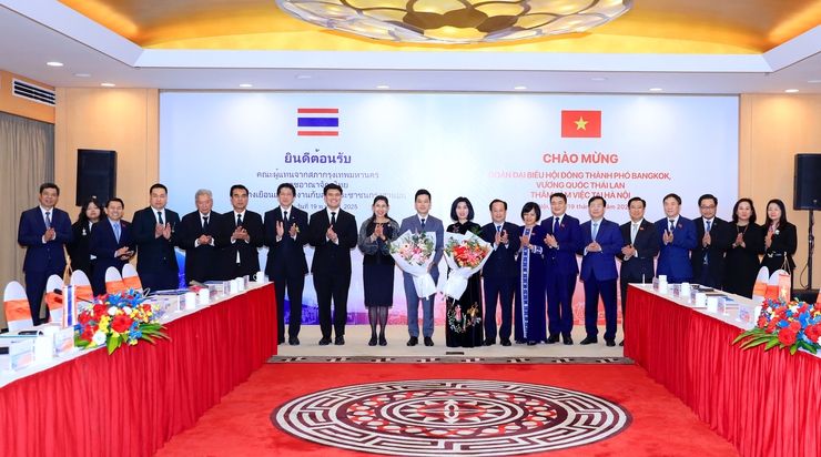 Tăng cường hợp tác giữa HĐND thành phố Hà Nội và Hội đồng thành phố Bangkok- Ảnh 5.