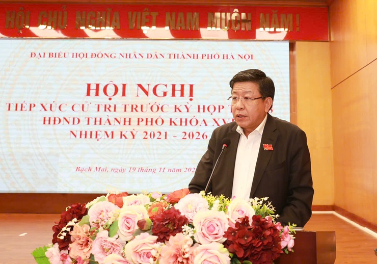 Đồng chí Dương Đức Tuấn tiếp xúc cử tri phường: Bạch Mai, Hai Bà Trưng, Vĩnh Tuy, trước kỳ họp thứ 28- Ảnh 5.