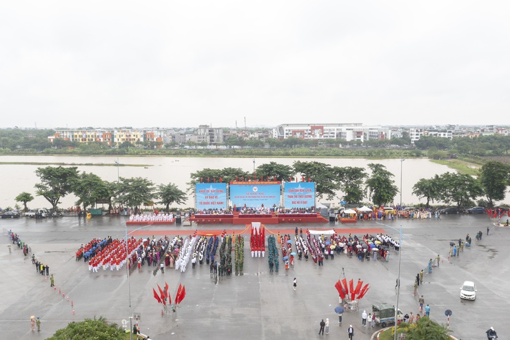 Gần 2.000 vận động viên tham gia Đại hội Thể dục thể thao phường Phúc Lợi lần thứ I năm 2025- Ảnh 1.