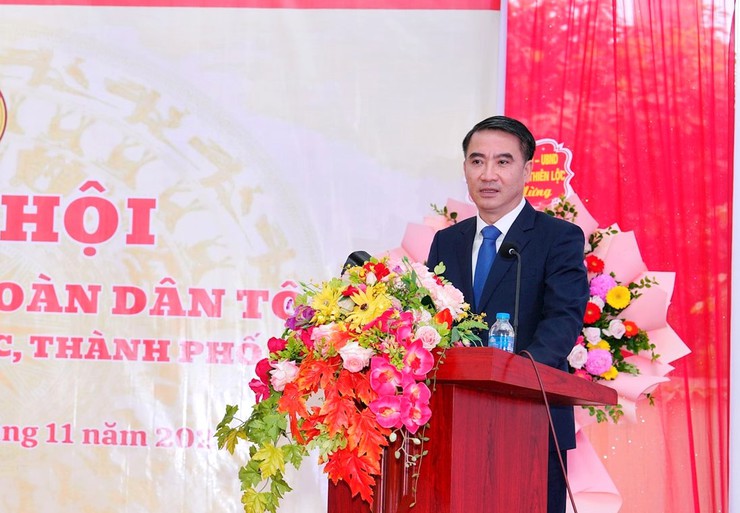 Chủ nhiệm Ủy ban Kiểm tra Thành ủy Nguyễn Xuân Lưu dự Ngày hội Đại đoàn kết toàn dân tộc xã Thiên Lộc- Ảnh 3.