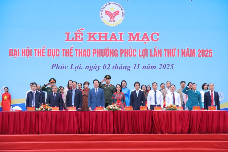 Gần 2.000 vận động viên tham gia Đại hội Thể dục thể thao phường Phúc Lợi lần thứ I năm 2025- Ảnh 2.