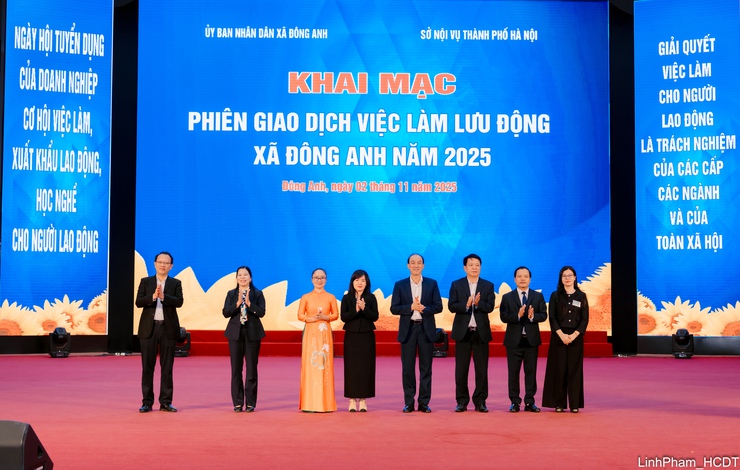 Hơn 2.000 chỉ tiêu tuyển dụng tại Phiên giao dịch việc làm xã Đông Anh năm 2025- Ảnh 1.