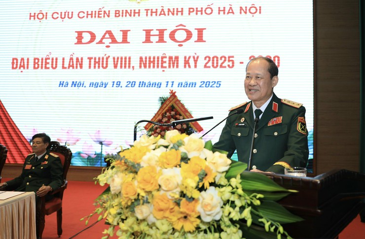 Đại hội đại biểu Hội Cựu chiến binh thành phố Hà Nội lần thứ VIII thành công tốt đẹp- Ảnh 3.