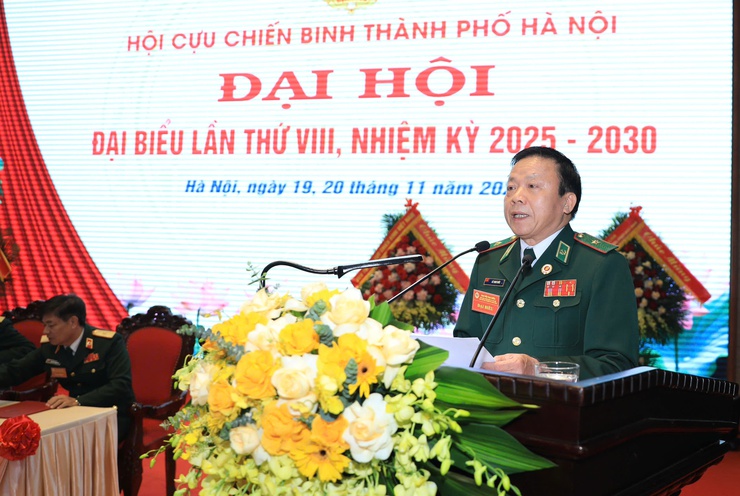 Đại hội đại biểu Hội Cựu chiến binh thành phố Hà Nội lần thứ VIII thành công tốt đẹp- Ảnh 2.