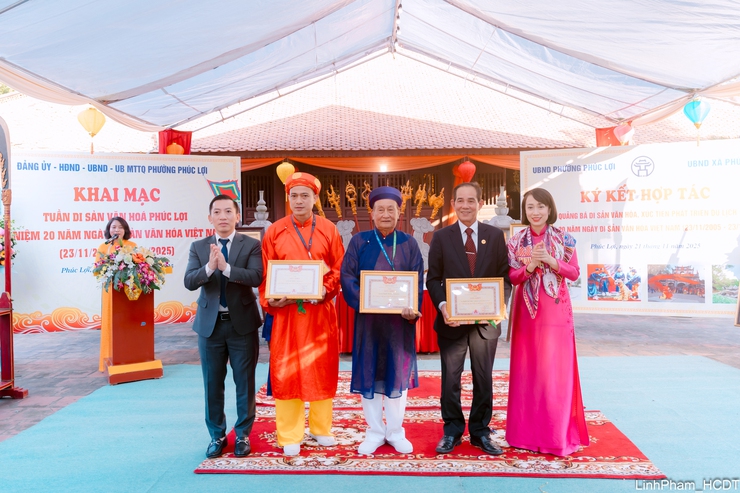 Khai mạc Tuần lễ Di sản văn hóa Phúc Lợi năm 2025- Ảnh 9.