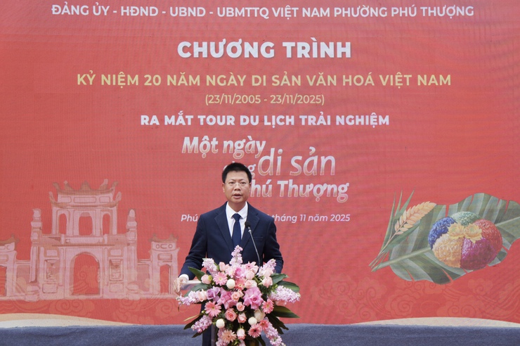 Ra mắt Tour du lịch trải nghiệm “Một ngày cùng di sản Phú Thượng”- Ảnh 2.