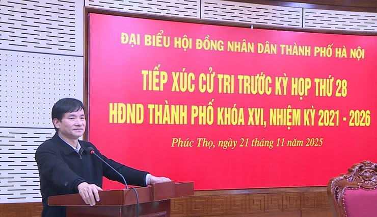 Đại biểu HĐND thành phố Hà Nội tiếp xúc cử tri 3 xã: Phúc Lộc, Phúc Thọ, Hát Môn- Ảnh 3.