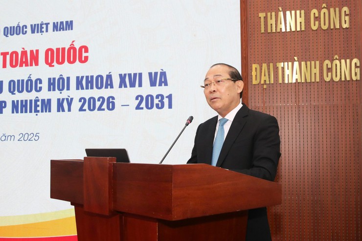 Hệ thống Mặt trận tập huấn công tác bầu cử đại biểu Quốc hội khóa XVI và đại biểu HĐND các cấp- Ảnh 1.