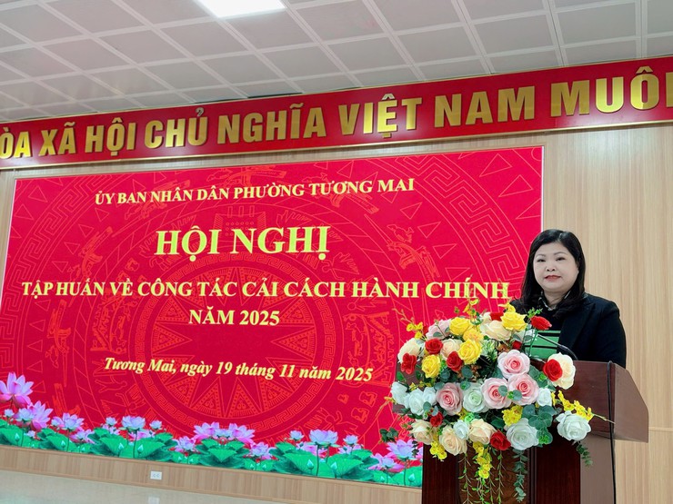 Phường Tương Mai: Tập huấn về công tác Cải cách hành chính năm 2025- Ảnh 2.