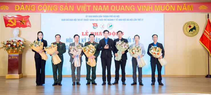 Phát động Hội thi Kỹ thuật sáng tạo tuổi trẻ ngành Y tế khu vực Hà Nội lần thứ 31- Ảnh 1.