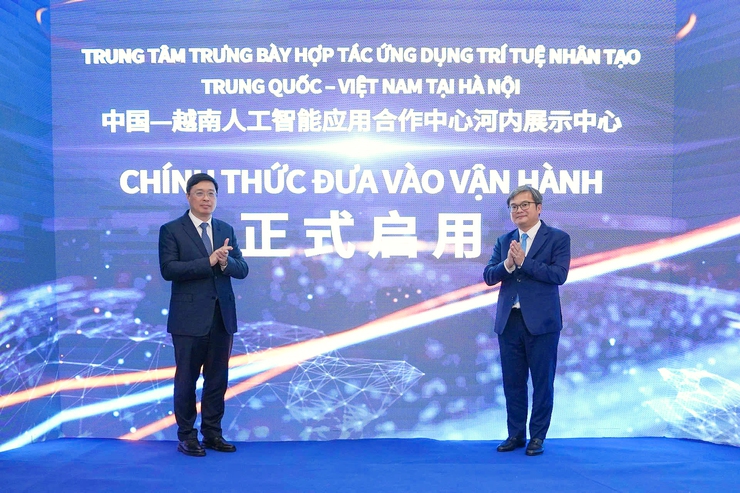 Ra mắt Trung tâm Trưng bày Hà Nội thuộc Trung tâm Hợp tác ứng dụng trí tuệ nhân tạo Trung Quốc - Việt Nam- Ảnh 1.