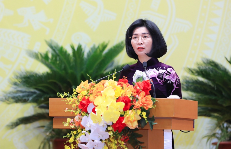 Bế mạc kỳ họp thứ hai mươi tám, HĐND thành phố Hà Nội khóa XVI- Ảnh 1.