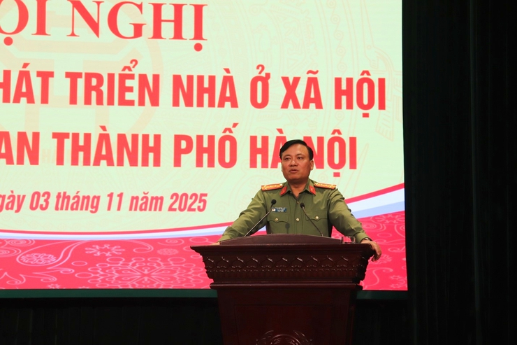 Công an thành phố Hà Nội tổ chức Hội nghị về công tác phát triển nhà ở xã hội trong lực lượng Công an Thủ đô- Ảnh 1.