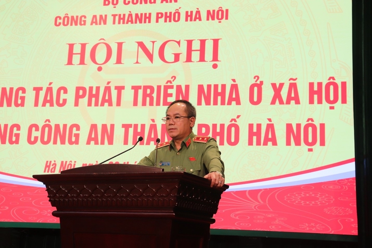 Công an thành phố Hà Nội tổ chức Hội nghị về công tác phát triển nhà ở xã hội trong lực lượng Công an Thủ đô- Ảnh 5.