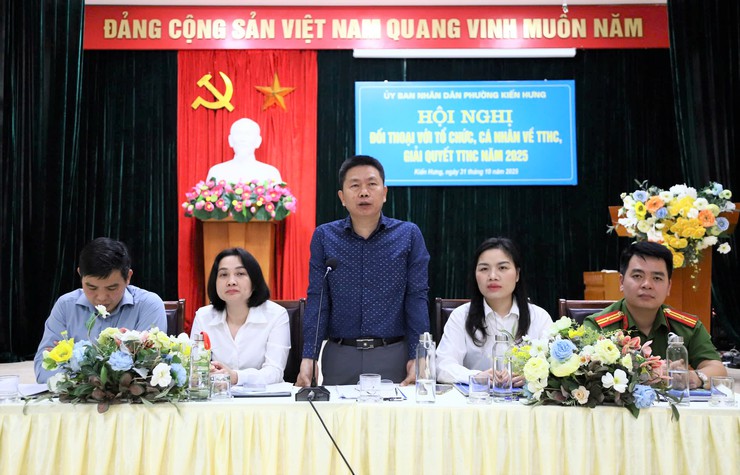 Phường Kiến Hưng đẩy mạnh cải cách hành chính, nâng cao chất lượng phục vụ người dân và doanh nghiệp- Ảnh 5.